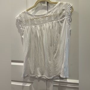 5/$10 adorable white cotton shirt by gAP size S